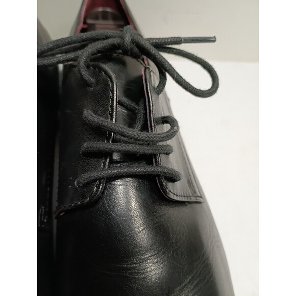 Regal by Mirage Uniontown men\'s black leather oxfort shoe size 4o  US 7-7.5